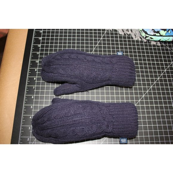 USA 1996 Olympic Winter Mittens One size Navy  100% cotton - Picture 8 of 9